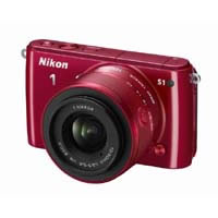 Nikon 1 S1 標準ズームレンズキット (レッド) NIKON1-S1LKRD