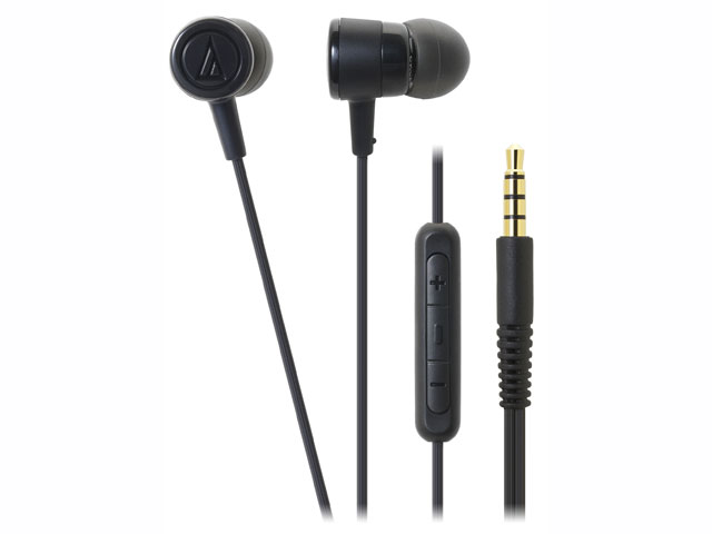 audio-technica iPod/iPhone/iPad専用インナーイヤーヘッドホン ATH-CKL220i BK