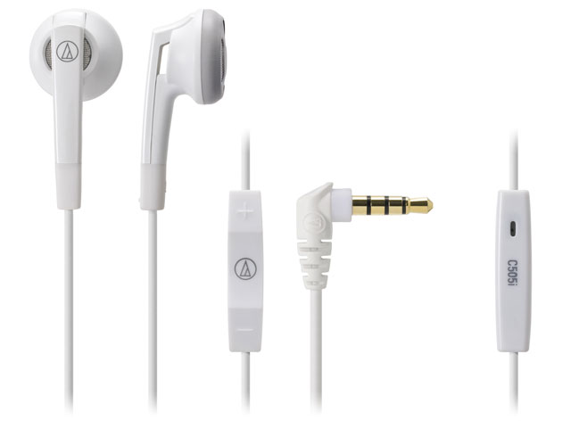 audio-technica iPod/iPhone/iPad専用インナーイヤーヘッドホン ATH-C505i WH