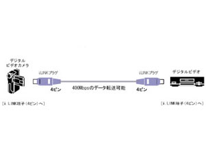 JVC ジェイブイシー VICTOR Ｉｌｉｎｋケーブル VX-DV110E｜ツクモ公式