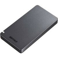 SSD-PGM480U3-B （ブラック） ［外付けSSD / 480GB / インターフェイス：USB 3.2 Gen 2 Type-C（USB 3.2 Type-C－Cケーブル ・ Type-C－Aアダプター付属） / 読出最大530MB/秒 / SSD-PGMU3シリーズ］