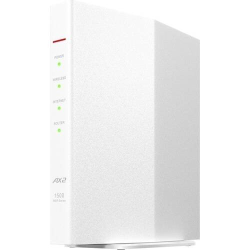 WSR-1500AX2S-WH （ホワイト） [無線LAN親機/Wi-Fi 6（11ax）対応/1201 Mbps+300 Mbps/WSR-1500AX2Sシリーズ]