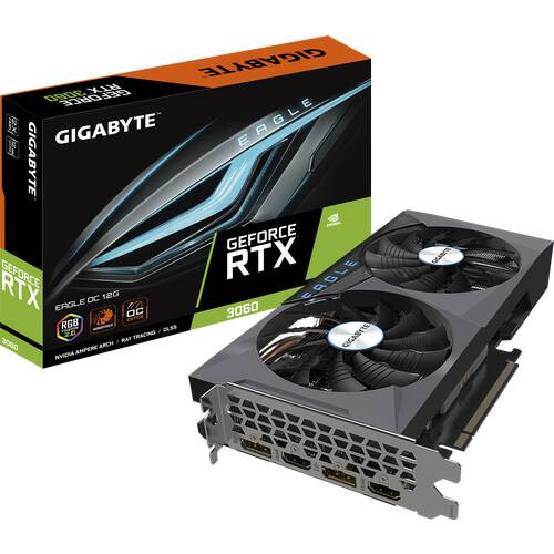 GIGABYTE ギガバイト GeForce RTX 3060 EAGLE OC 12G (rev. 2.0)