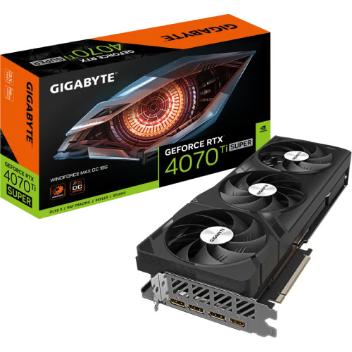 GeForce RTX 4070 Ti SUPER WINDFORCE MAX OC 16G　GV-N407TSWF3MAX OC-16GD