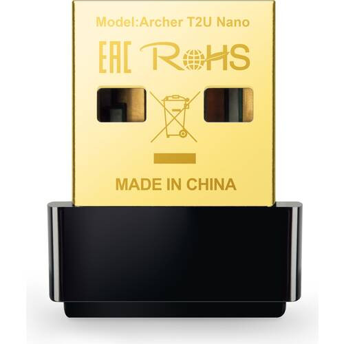 Archer T2U Nano [無線LAN子機/Wi-Fi 5（11ac）対応/433 Mbps+150 Mbps/Archer T2Uシリーズ]