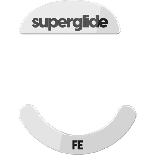 Superglide for Xlite Wireless - White ガラス マウスソール  PXWSGW