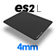 ES2 Mousepad 4mm L Black (420x330mm) [PES24LB] ソフトタイプ ゲーミングマウスパッド