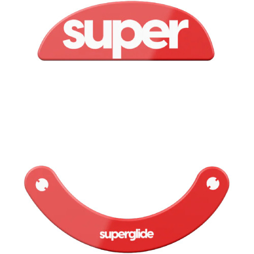 Superglide 2 for Pulsar Xlite Wireless [Red] ガラス マウスソール PXWSGR2