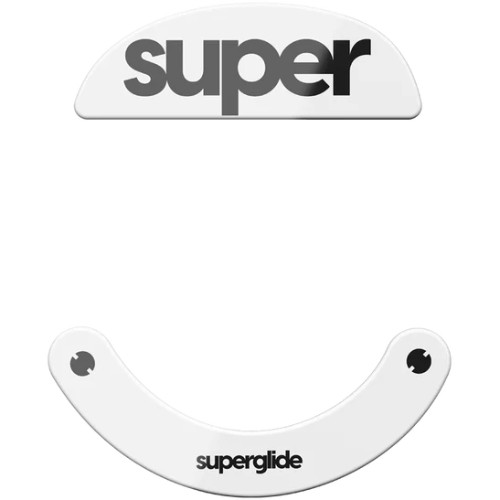 Superglide 2 for Pulsar Xlite Wireless [White] ガラス マウスソール PXWSGW2
