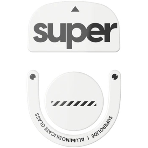Superglide 2 for Logicool G Pro X Superlight 2 White [LGS2GW2] ガラス マウスソール