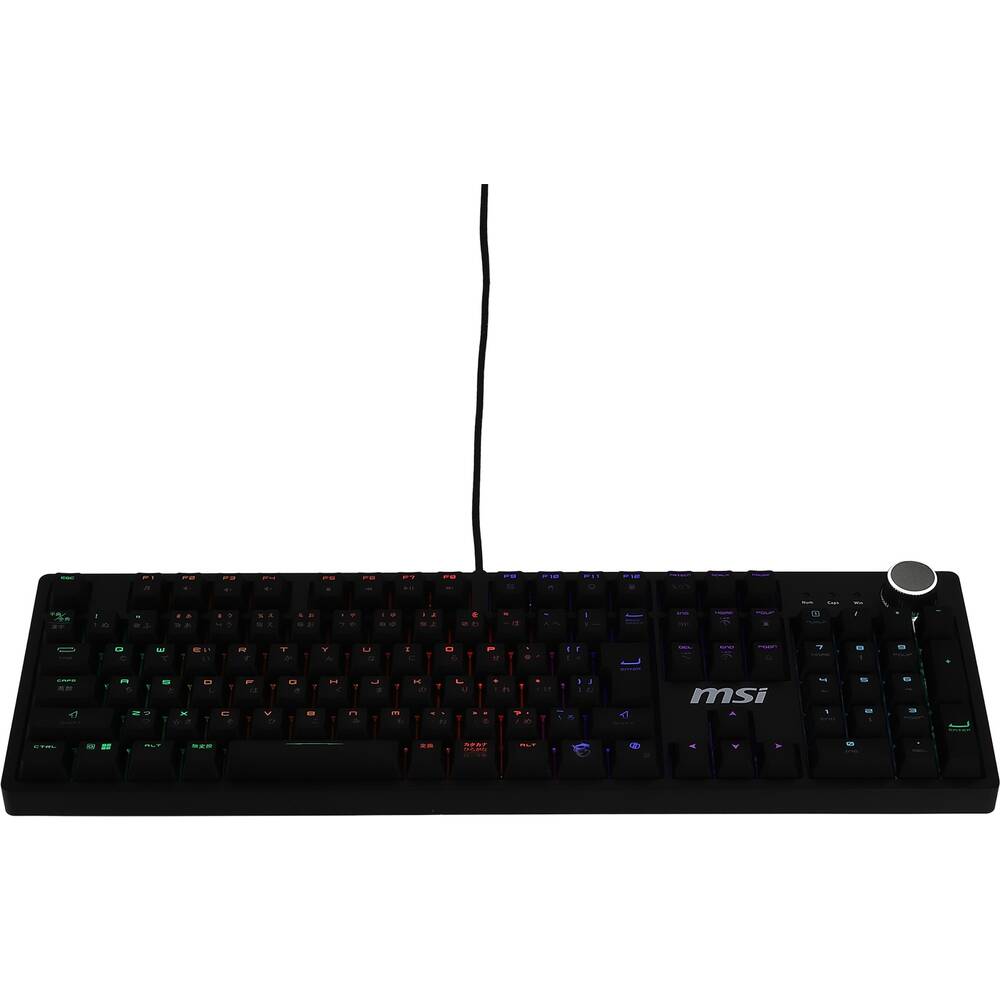 MSI エムエスアイ FORGE GK320 RED JP 有線 日本語配列 フルキー