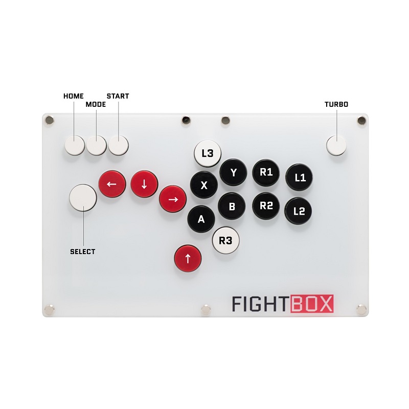 FightBox B10-PC-W レバーレス コントローラー CherryMX Speed Silver 