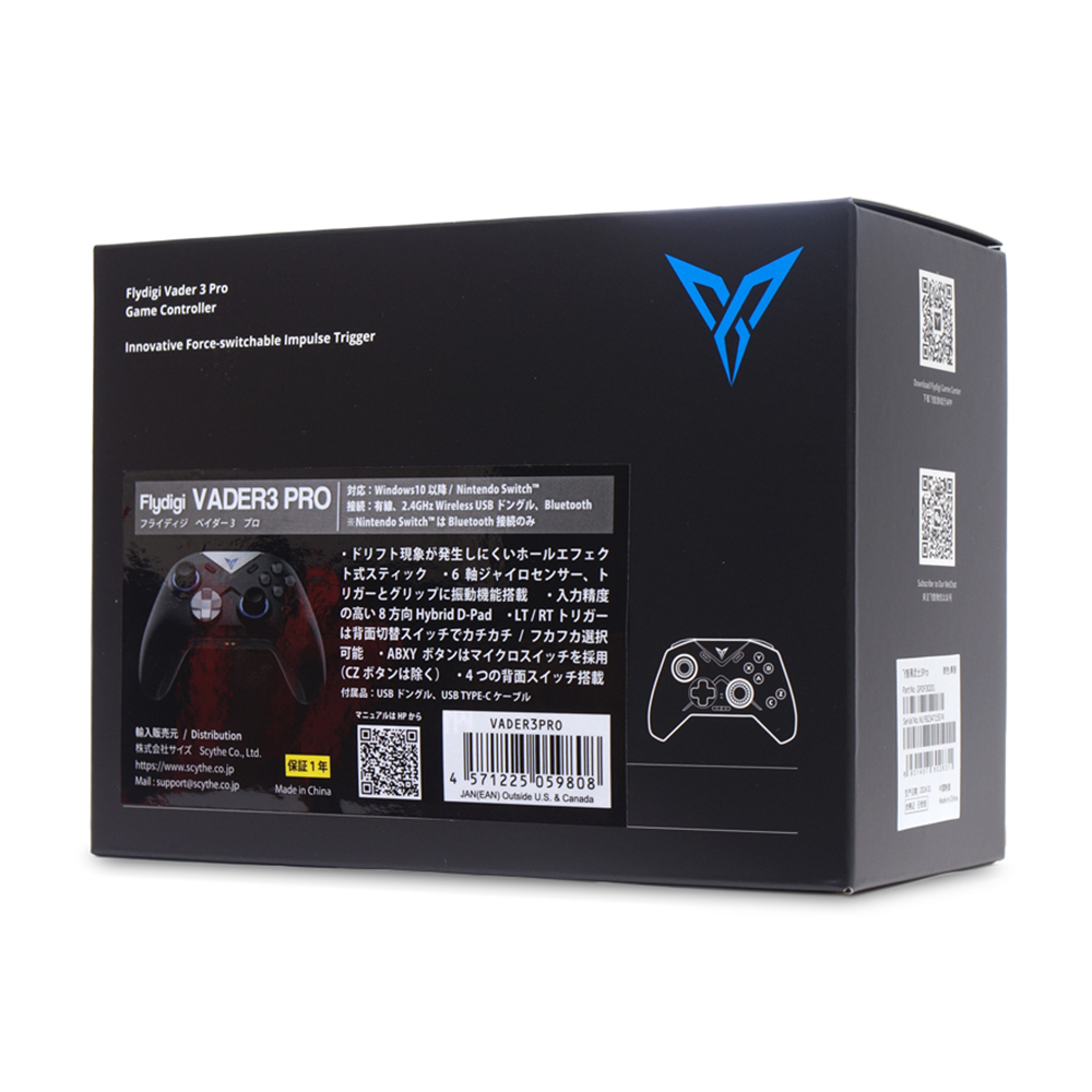 Flydigi VADER3 PRO PC/Switch対応 ワイヤレスゲームコントローラー 