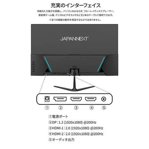 JAPANNEXT ジャパンネクスト JN-IPS238G200FY 23.8インチ フルHD