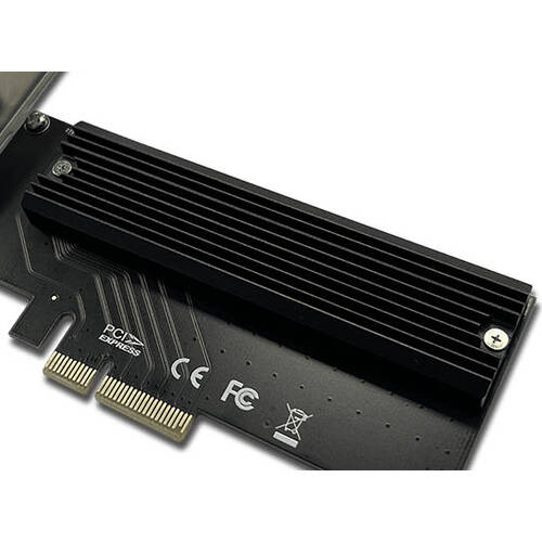 玄人志向 クロウトシコウ M.2H-PCIE M.2 NVMe SSD → PCI Express x4 