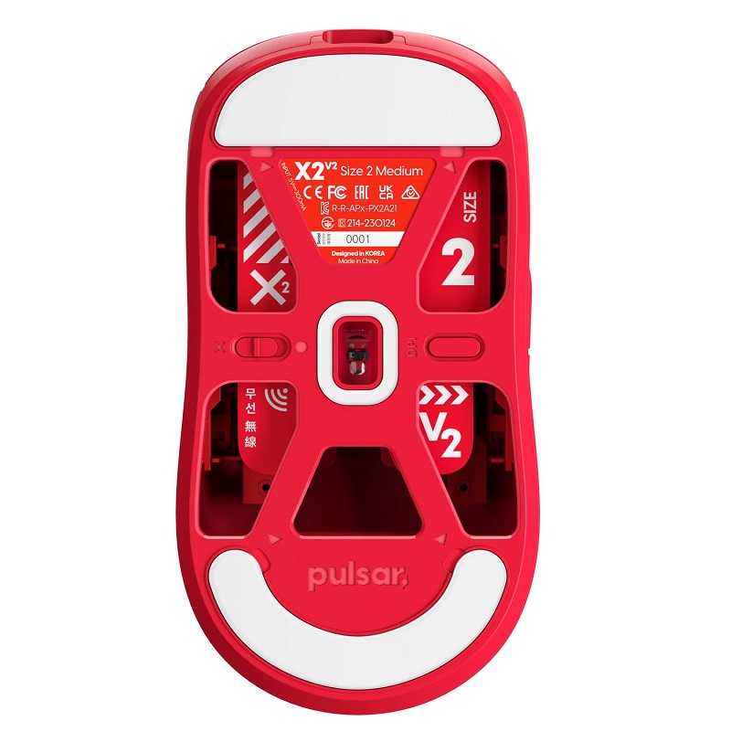Pulsar Gaming X2 V2 Wireless Red Edition [PX2223] ワイヤレス 