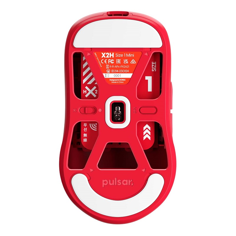 Pulsar Gaming X2H Mini Wireless Red Edition [PX2H13] ワイヤレス ...