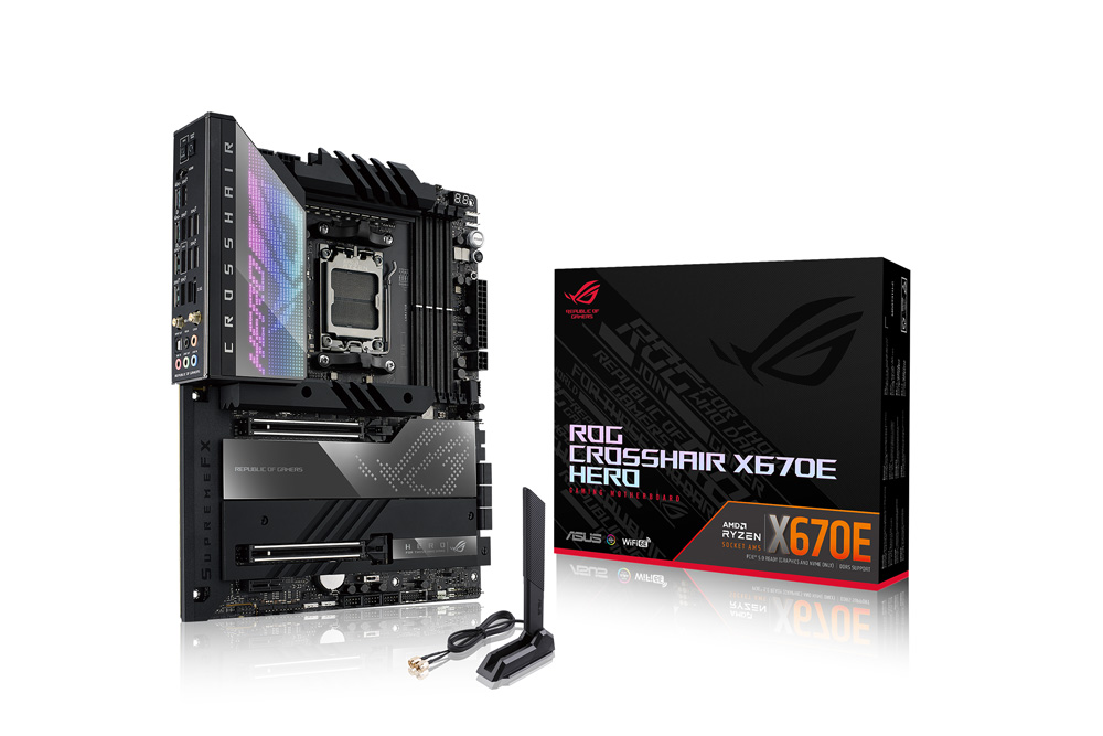 ASUS エイスース ROG CROSSHAIR X670E HERO 【PCIe 5.0対応】｜ツクモ