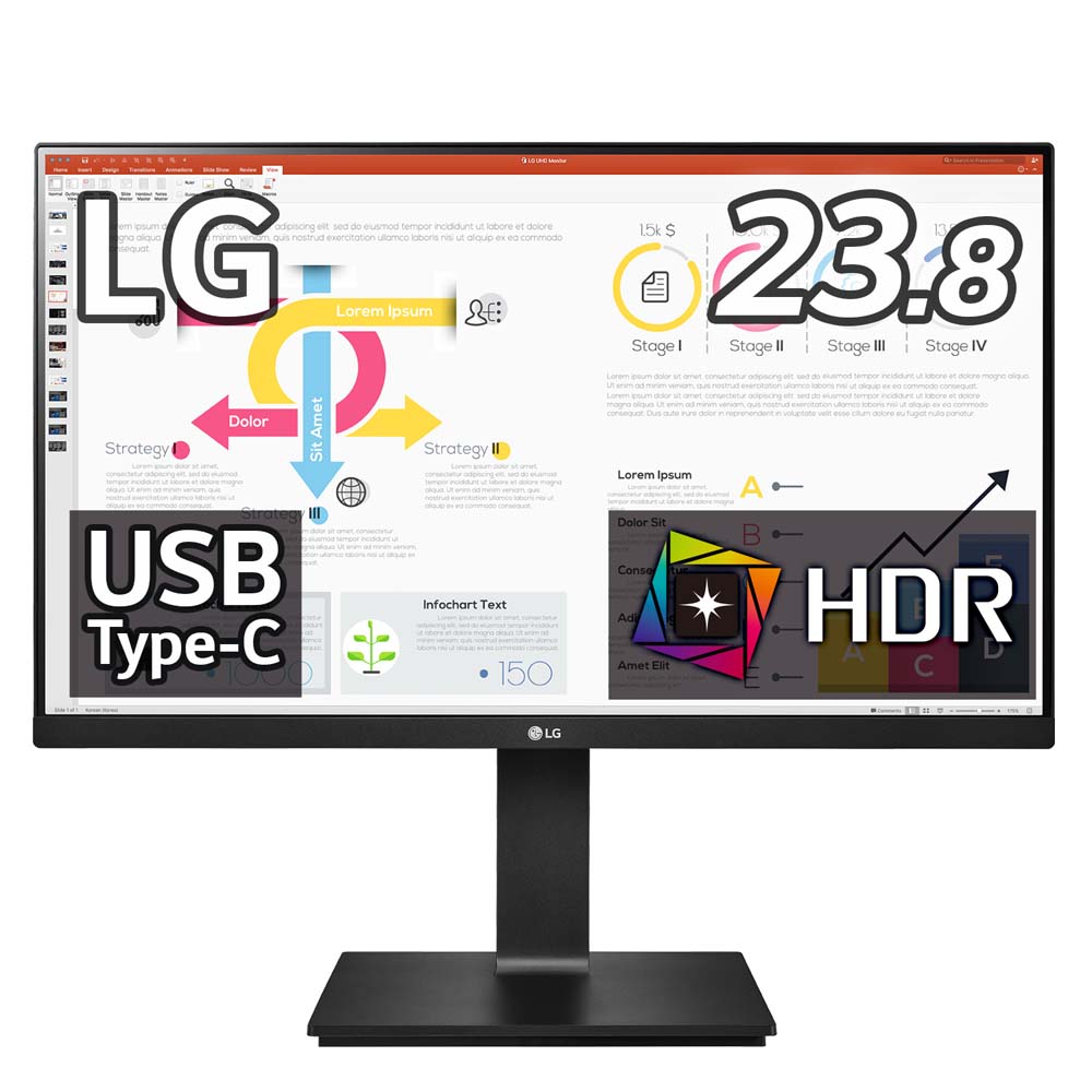 LG Electronics LGエレクトロニクス 24QP750-B 23.8インチ WQHD(QHD
