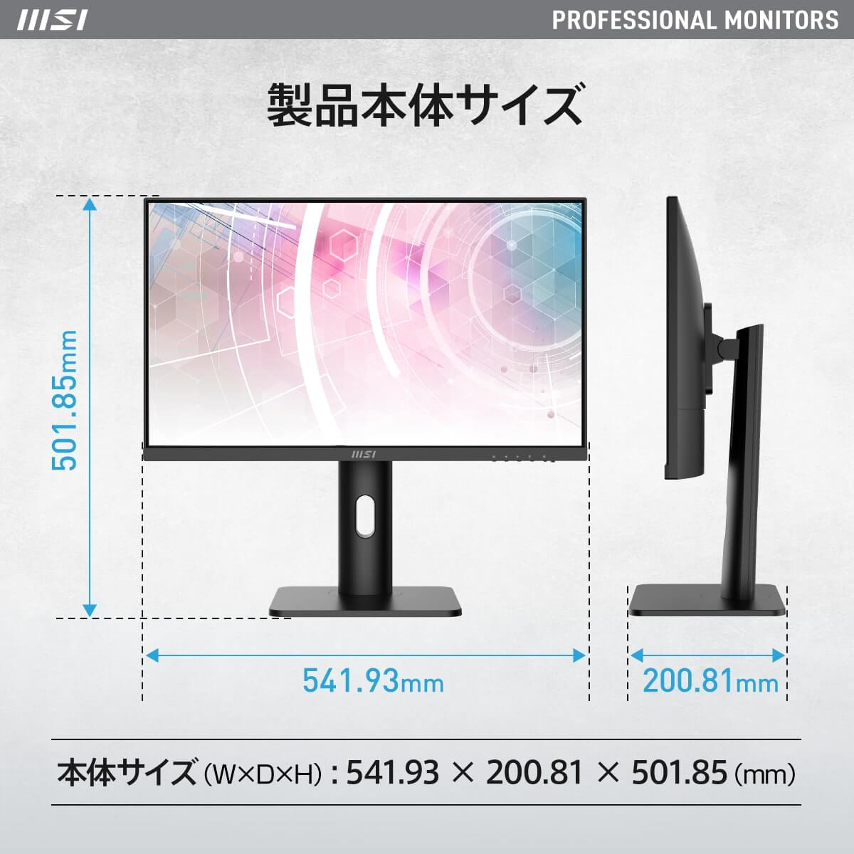 MSI エムエスアイ PRO MP243XP 23.8インチ フルHDモニター 100Hz 1ms