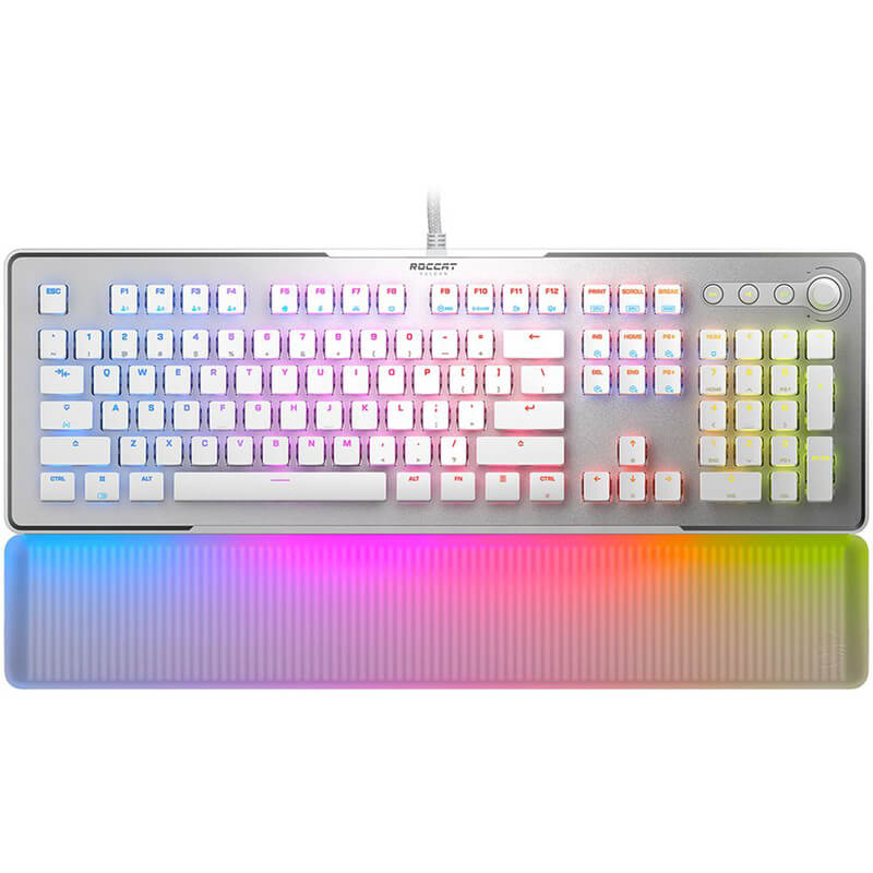 ROCCAT ロキャット Vulcan II Max White Linear red switch US Layout