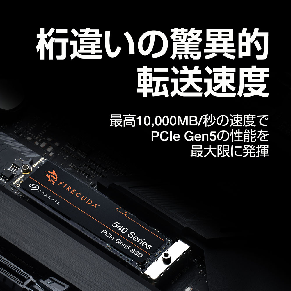 Seagate シーゲイト ZP1000GM3A004 [M.2 NVMe 内蔵SSD / 1TB / PCIe