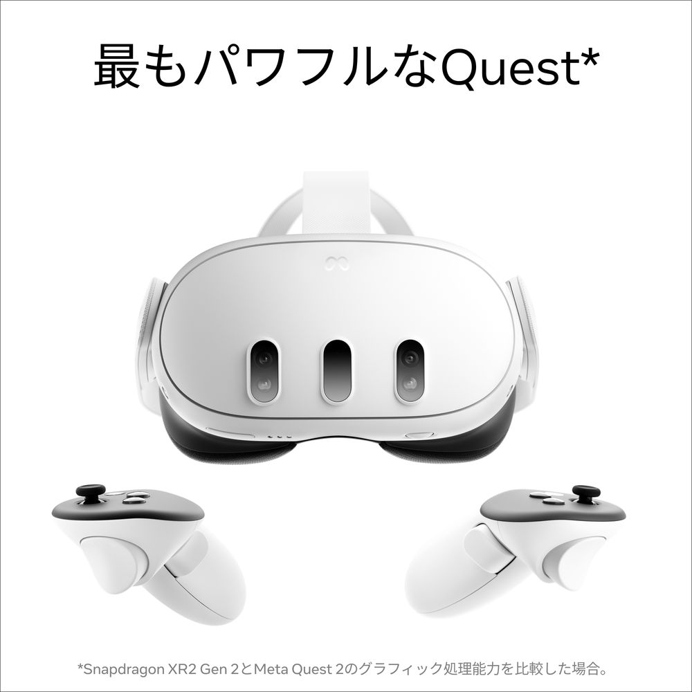 META メタ Quest 3 128GB 899-00591-01 オールインワンVRヘッドセット ...