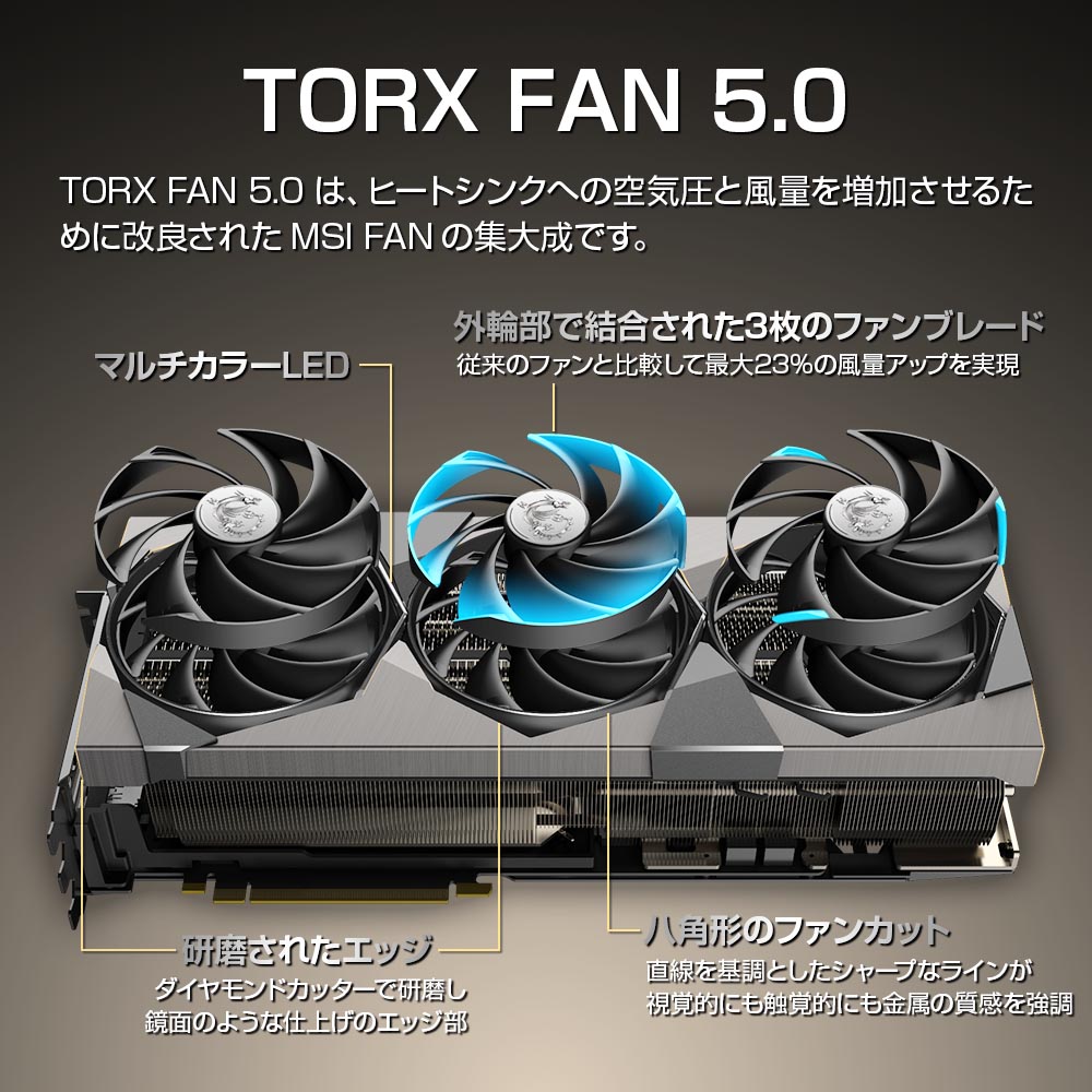 MSI エムエスアイ GeForce RTX 4090 SUPRIM X 24G｜ツクモ公式通販サイト