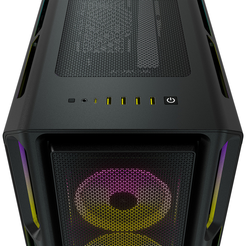 CORSAIR iCUE 5000T RGB 強化ガラス製 ミッドタワー コンパクト ATX PC