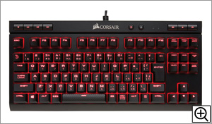 Cherry MX Red採用 10キーレスゲーミングキーボード