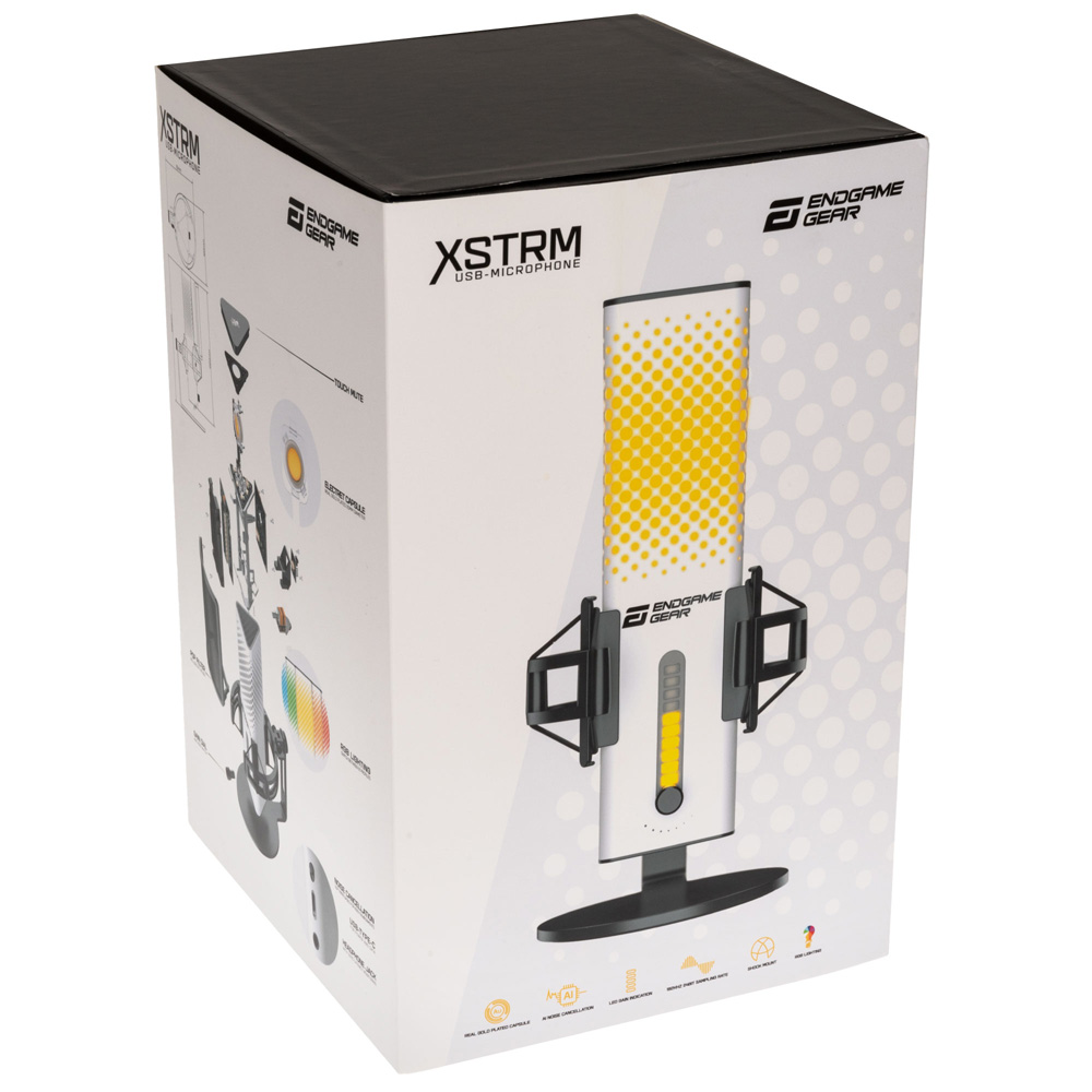 ENDGAME GEAR エンドゲームギア XSTRM USB Microphone (ホワイト) EGG