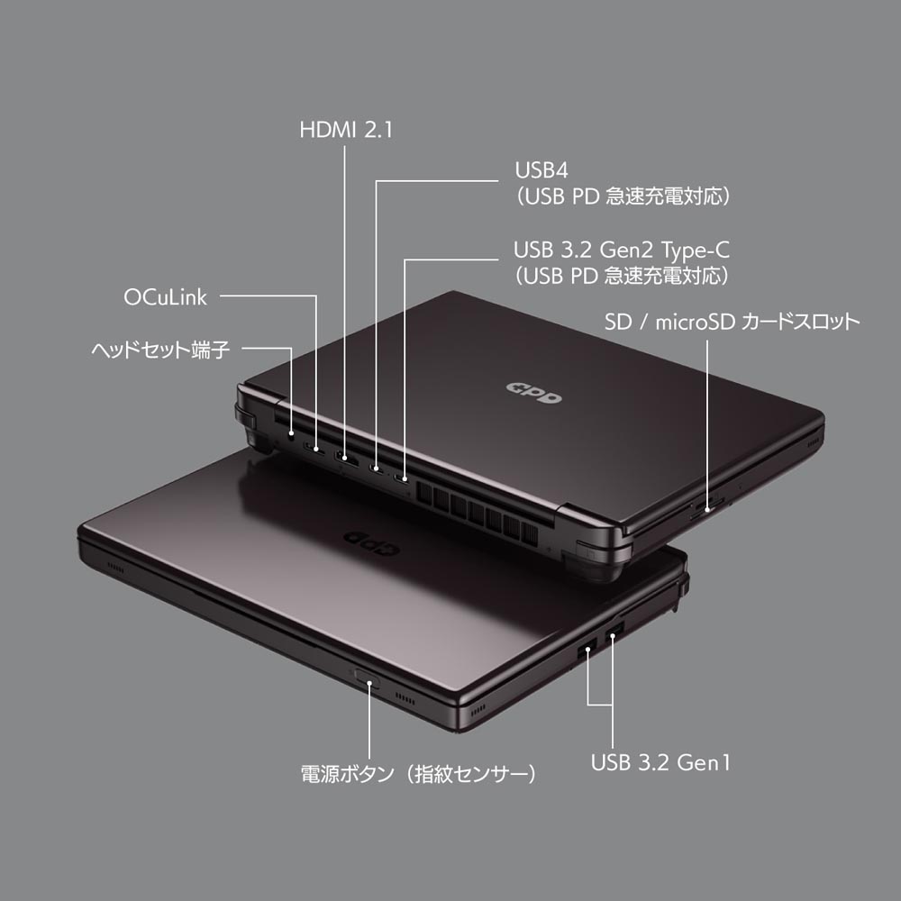 GPD ジーピーディー GPD WIN Max 2 2023 (7640U) 16GB/1TB [ 10.1型 