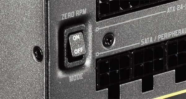 セミファンレス動作のZero RPMモード