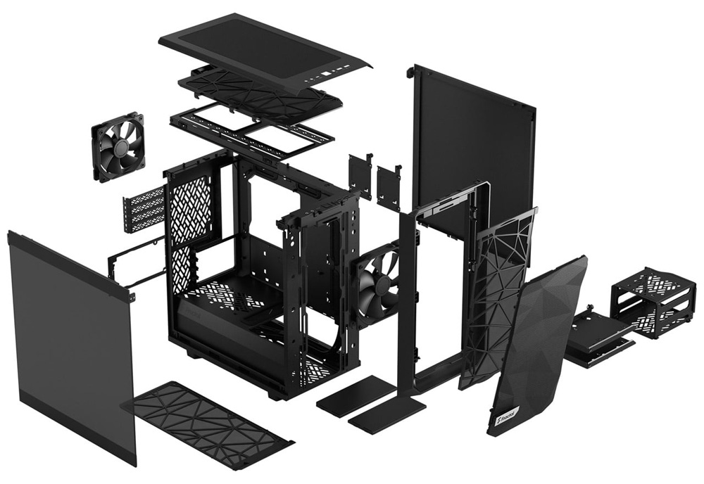 Fractal Design フラクタルデザイン Meshify 2 Mini Black TG dark