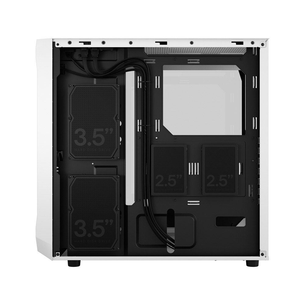 Fractal Design フラクタルデザイン Focus 2 White TG Clear Tint FD-C