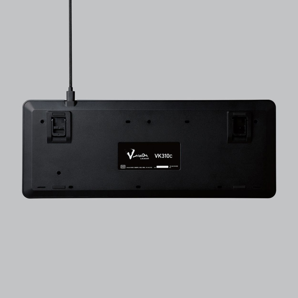 ELECOM V-custom VK310T ゲーミングキーボード 茶軸 - PC周辺機器