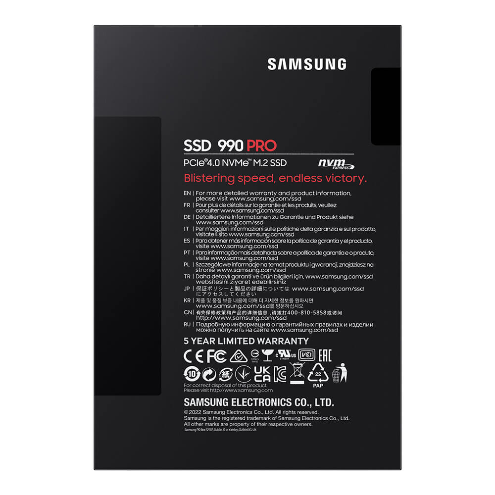 SAMSUNG サムスン 990 PRO MZ-V9P1T0B-IT [M.2 NVMe 内蔵SSD