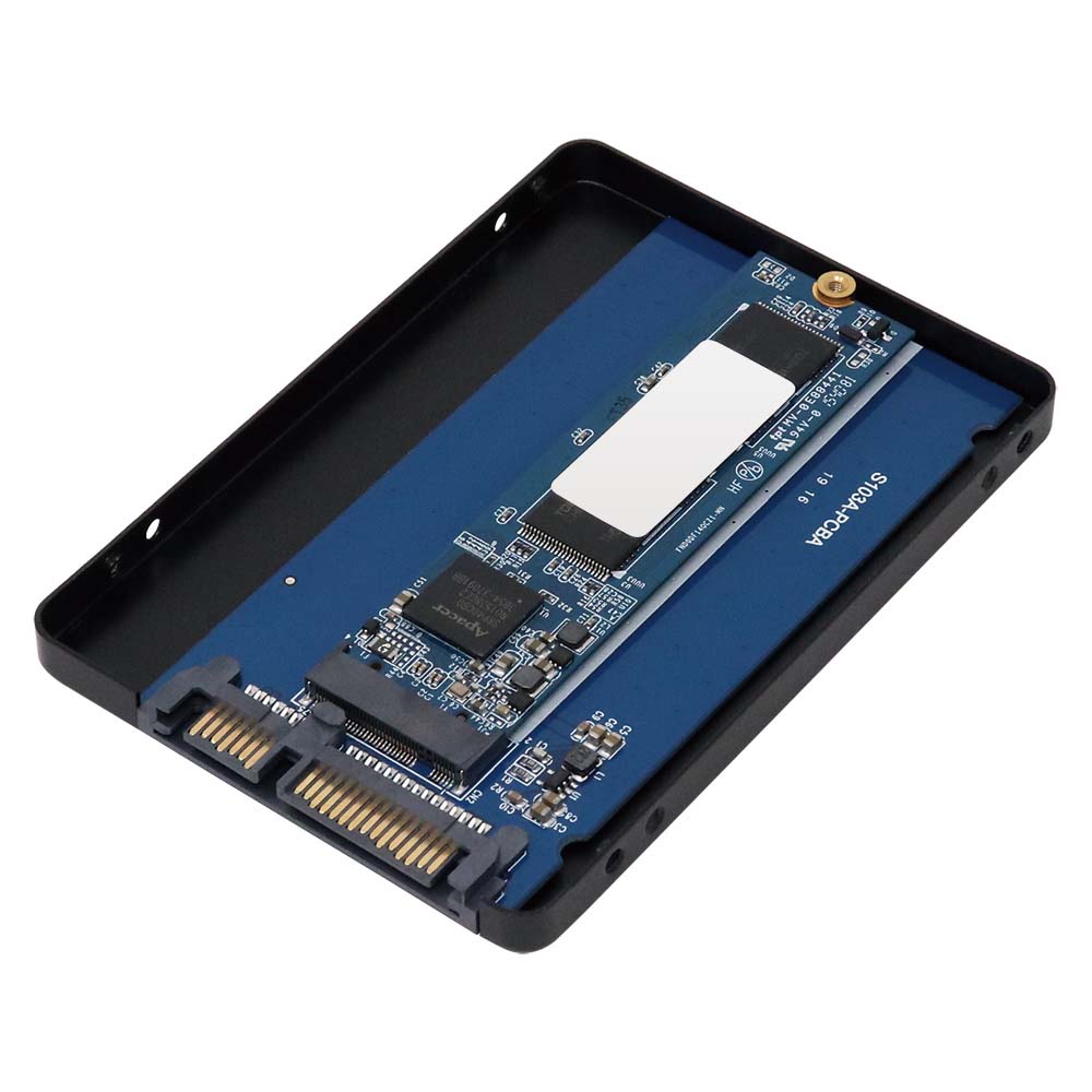AINEX アイネックス M.2 SATA SSD - 2.5インチSATA変換マウンタ HDM-45