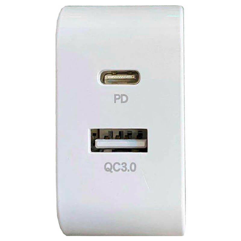 リーダーメディアテクノ Lazos L-AC-CA Type-C+USB-A 2ポート搭載 AC充電器 最大18W PD対応｜ツクモ公式通販サイト