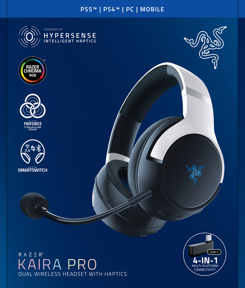 Razer レイザー Kaira Pro for PlayStation PS5/PS4/PC対応 ゲーミング