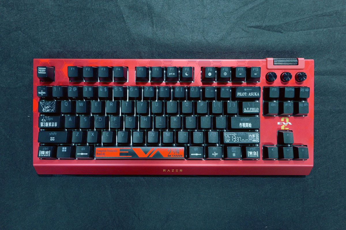 Razer レイザー BlackWidow V4 TKL HyperSpeed EVANGELION (EVA-02