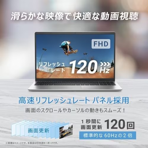 DELL デル NI25S-DNHBS Inspiron 15 3520 [ 15.6型(120Hz) / フルHD ...