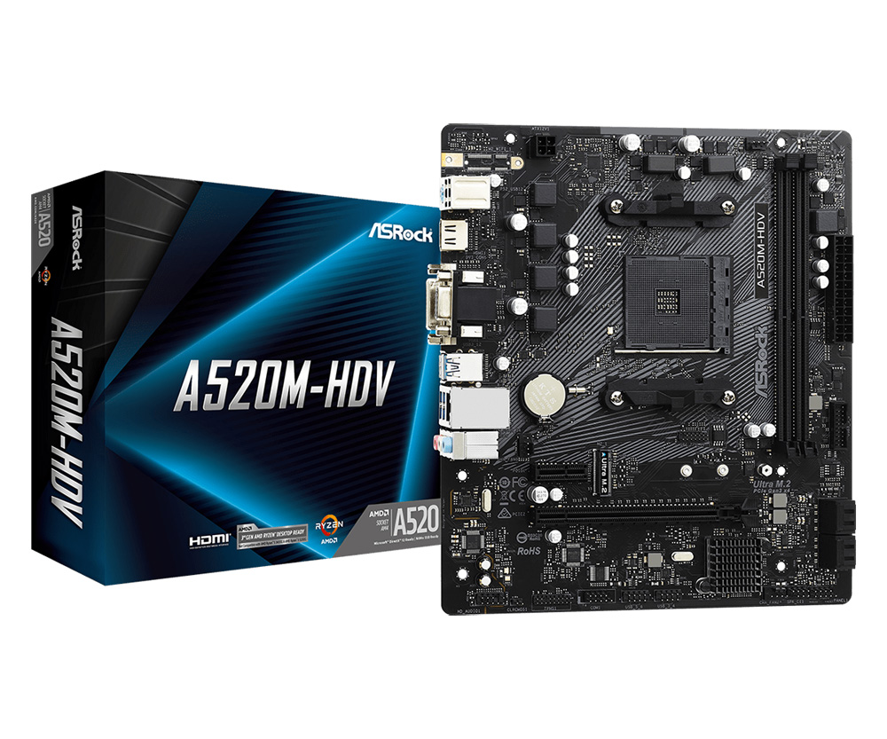 ASRock アスロック A520M-HDV｜ツクモ公式通販サイト