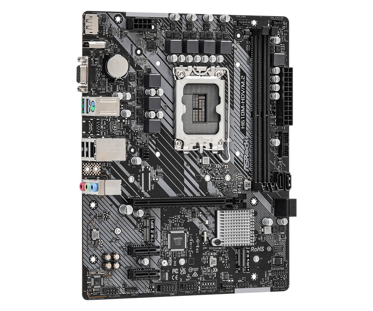 ASRock H610M-HVS/M.2 R2.0 - PCパーツ