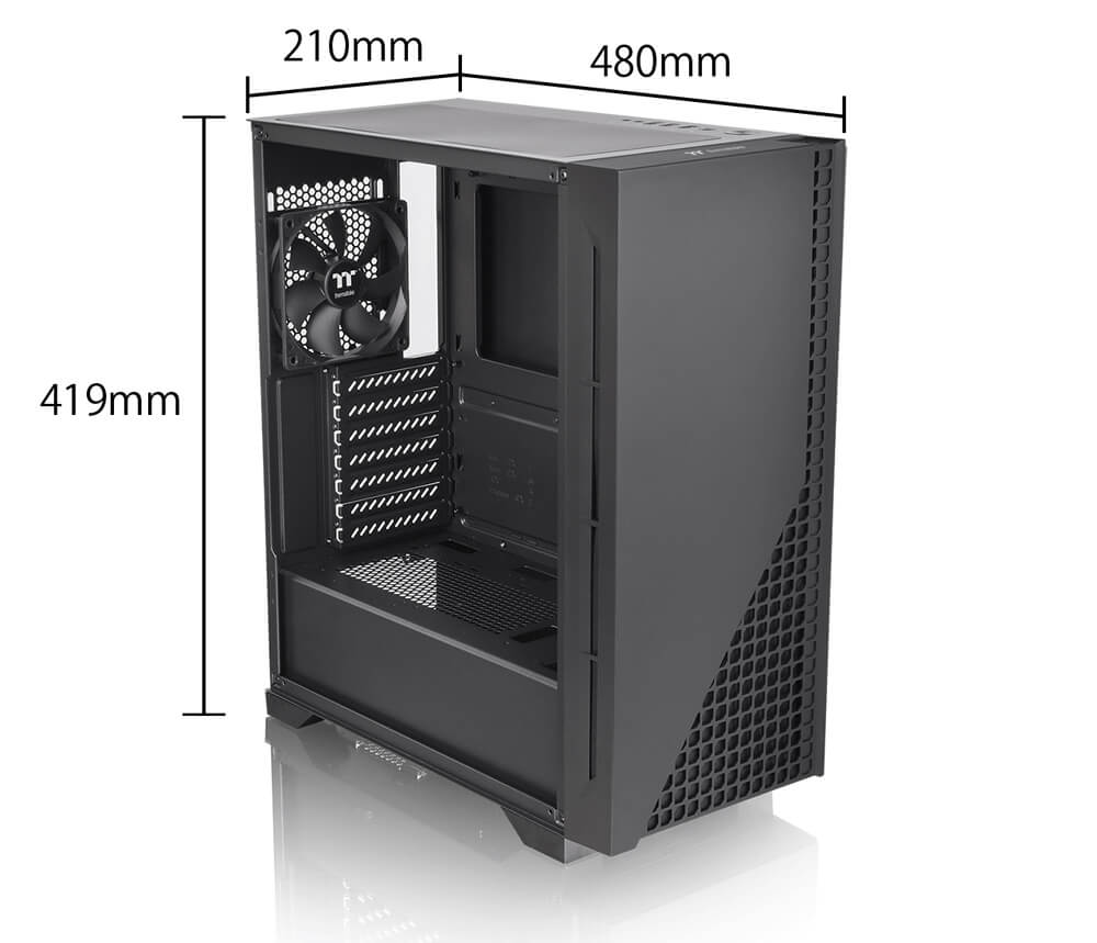 Thermaltake サーマルテイク H330 TG CA-1R8-00M1WN-00｜ツクモ公式