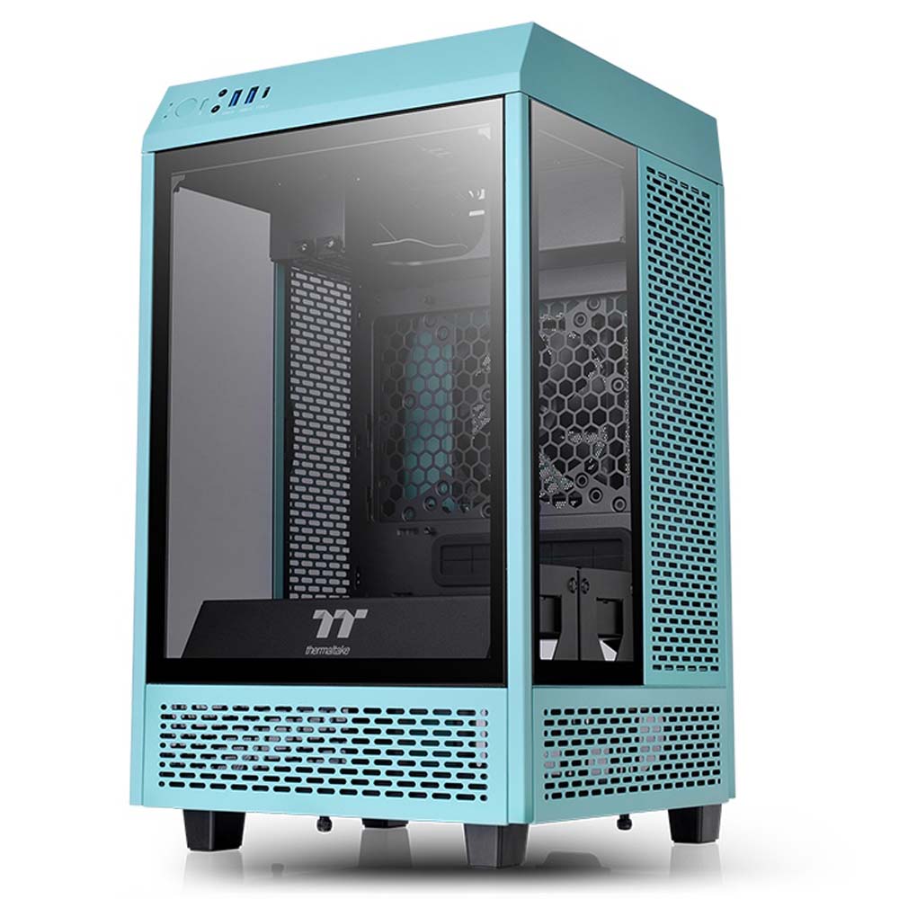 Thermaltake サーマルテイク The Tower 100 Turquoise CA-1R3-00SBWN 