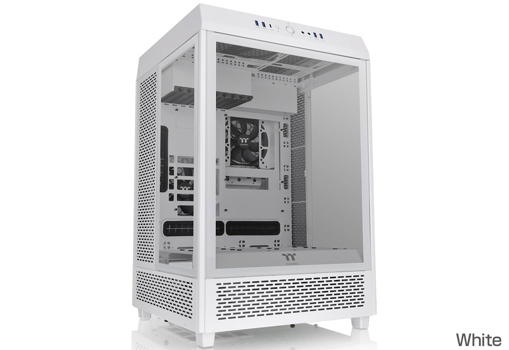 Thermaltake The Tower 100 Snow Edition ミニタワーPCケース