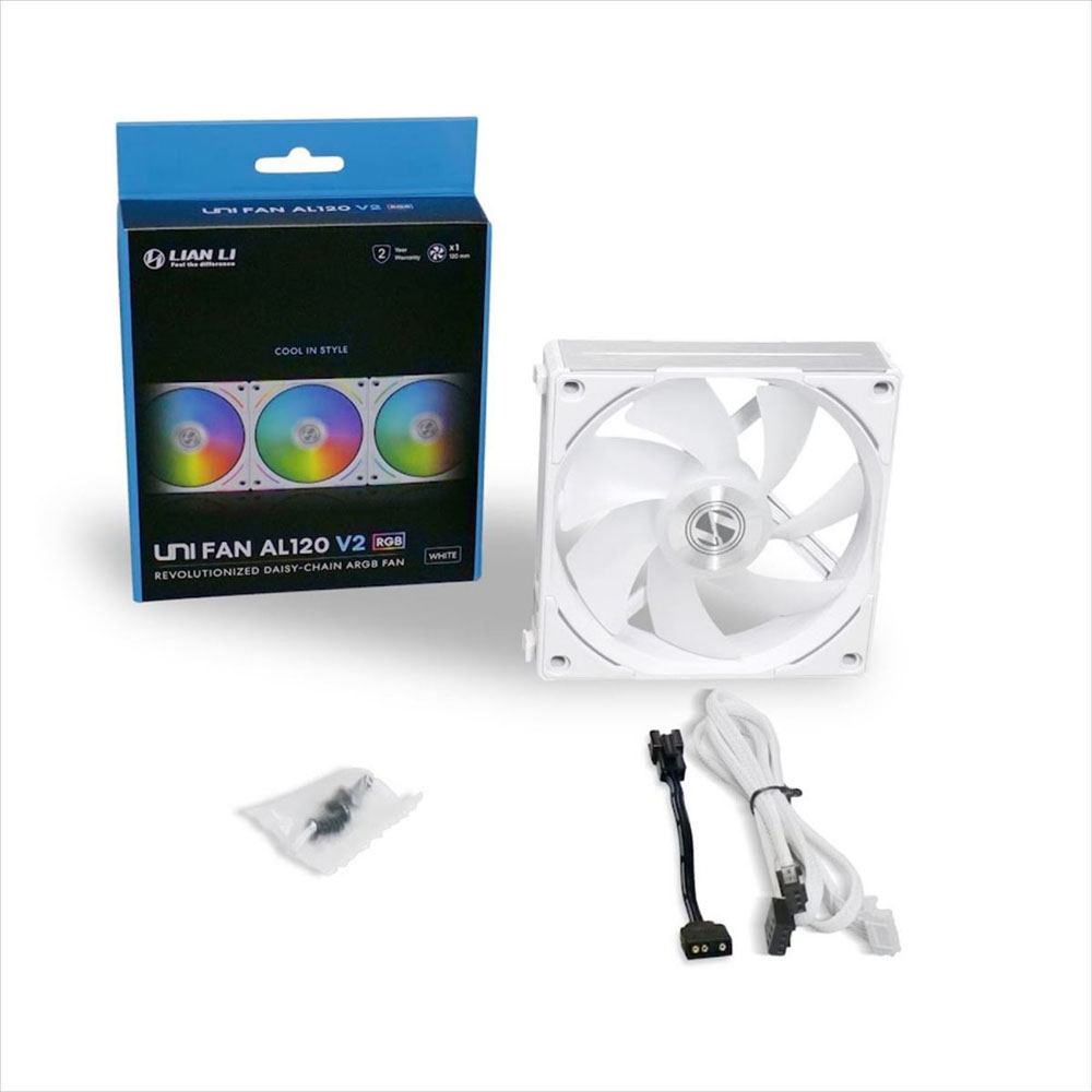 Lian Li リアンリー UNI FAN AL120 V2 WT Single Pack AL120-1W V2