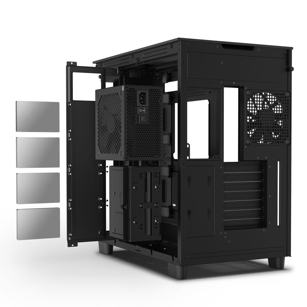 NZXT エヌズィーエックスティー H9 Flow Black CM-H91FB-01｜ツクモ