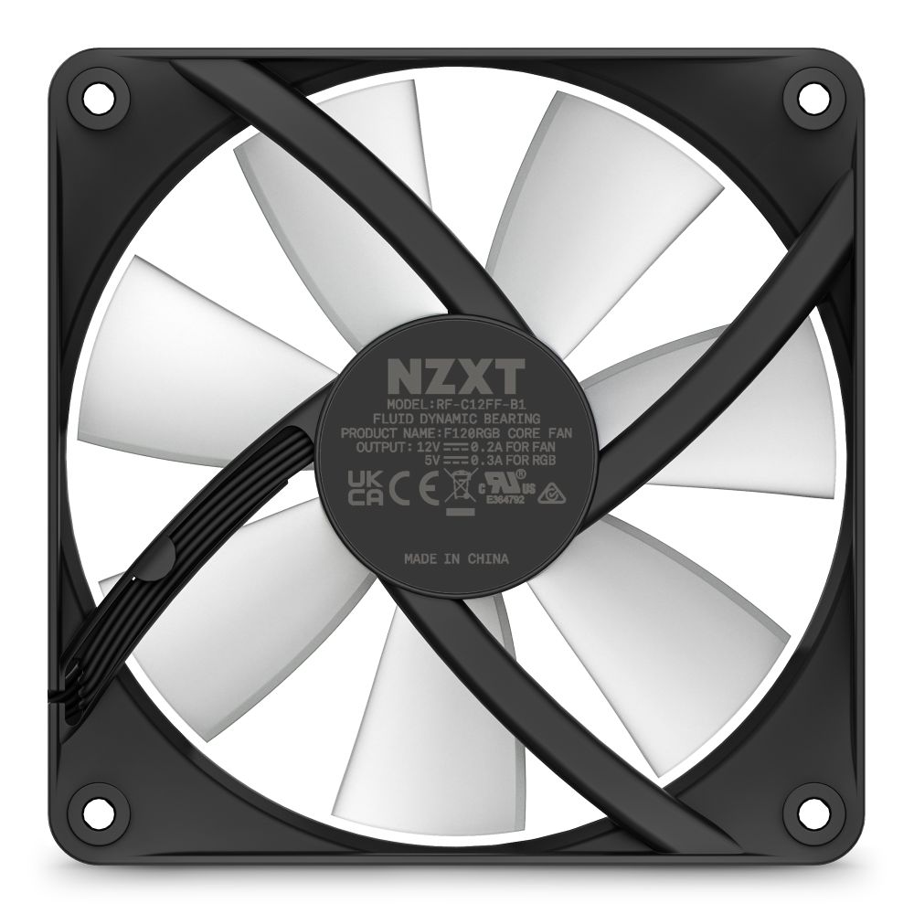 NZXT PCケースファン F Series RGB CORE Fans(120mm ・ホワイト) RF